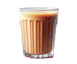 fresh milk tea big glass